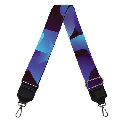 Blue Abstract Spirit Print Bag Strap