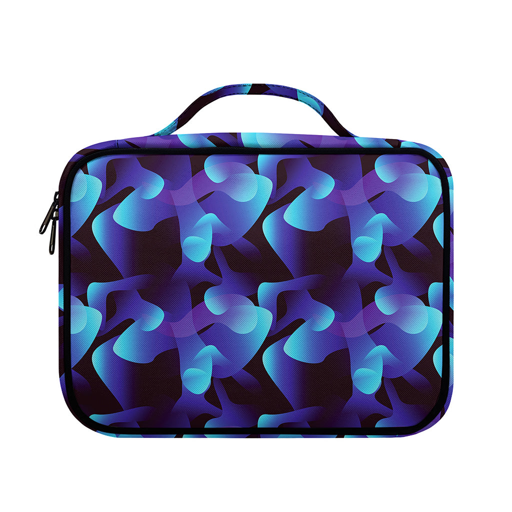 Blue Abstract Spirit Print Briefcase Bible Bag