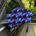 Blue Abstract Spirit Print Car Side Mirror Covers