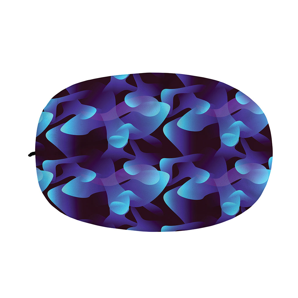 Blue Abstract Spirit Print Car Side Mirror Covers