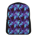Blue Abstract Spirit Print Casual Backpack