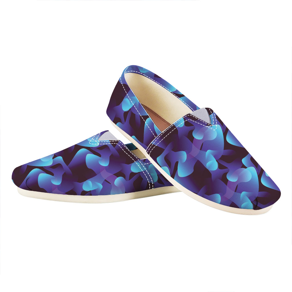 Blue Abstract Spirit Print Casual Shoes