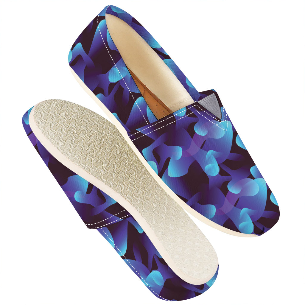 Blue Abstract Spirit Print Casual Shoes