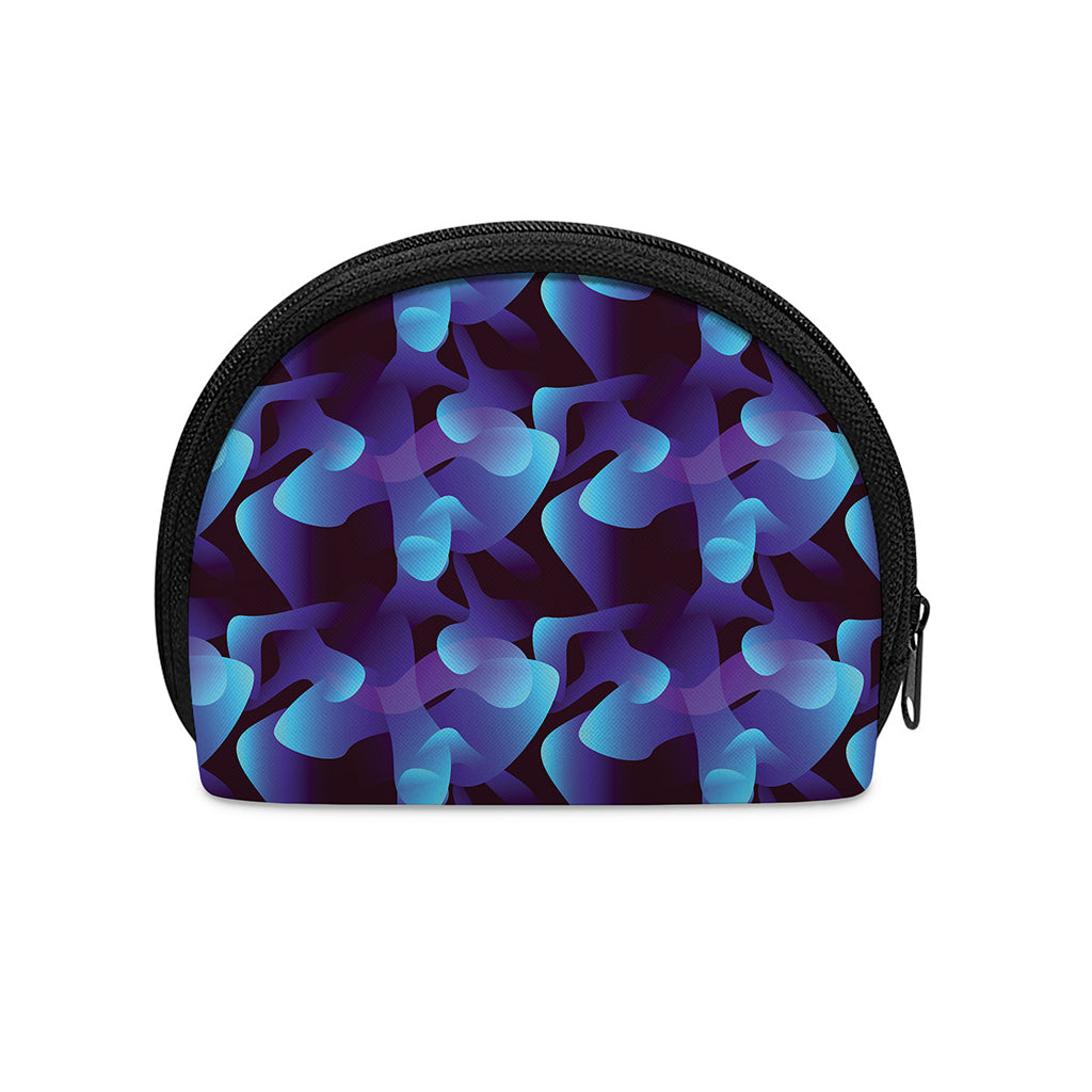 Blue Abstract Spirit Print Coin Purse