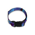 Blue Abstract Spirit Print Dog Collar