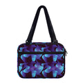 Blue Abstract Spirit Print Double Strap Bible Bag