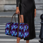 Blue Abstract Spirit Print Duffle Bag