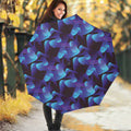 Blue Abstract Spirit Print Foldable Umbrella