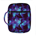 Blue Abstract Spirit Print Front Pocket Bible Bag