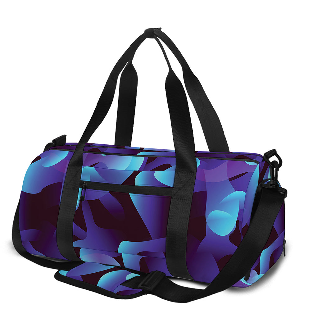 Blue Abstract Spirit Print Gym Bag