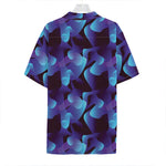 Blue Abstract Spirit Print Hawaiian Shirt