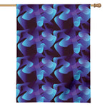 Blue Abstract Spirit Print House Flag