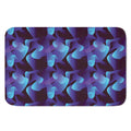 Blue Abstract Spirit Print Indoor Door Mat