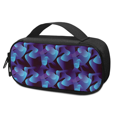 Blue Abstract Spirit Print Insulin Cooler Travel Case