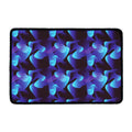Blue Abstract Spirit Print Kitchen Mat