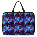 Blue Abstract Spirit Print Laptop Sleeve With Handle