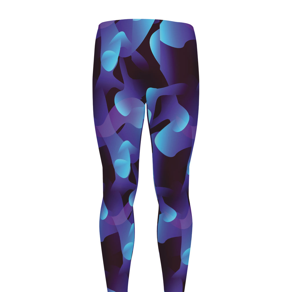 Blue Abstract Spirit Print Men's leggings