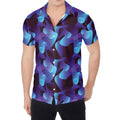 Blue Abstract Spirit Print Men's Shirt