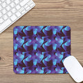 Blue Abstract Spirit Print Mouse Pad