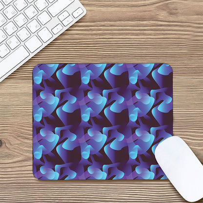 Blue Abstract Spirit Print Mouse Pad
