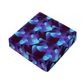 Blue Abstract Spirit Print Outdoor Seat Cushion Cover
