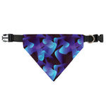 Blue Abstract Spirit Print Over The Collar Dog Bandana
