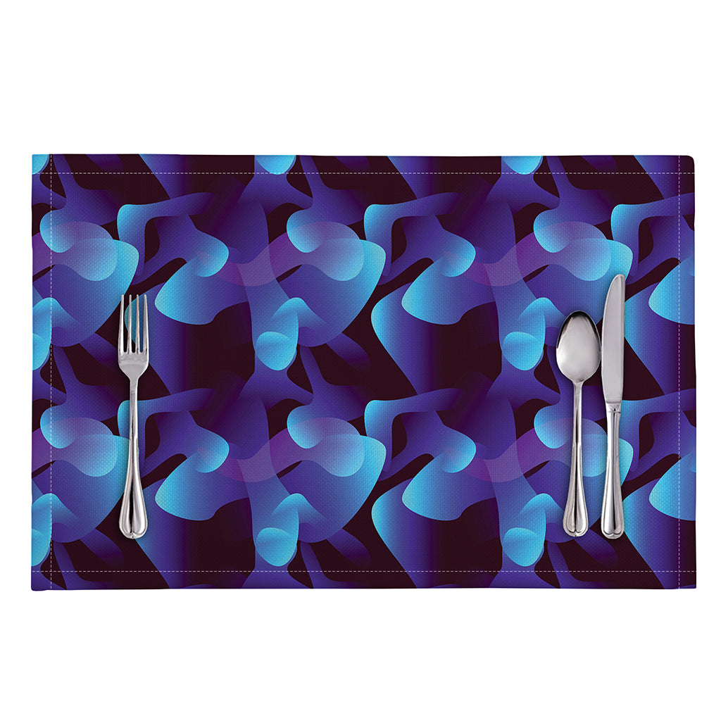 Blue Abstract Spirit Print Placemat