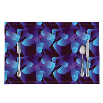 Blue Abstract Spirit Print Placemat