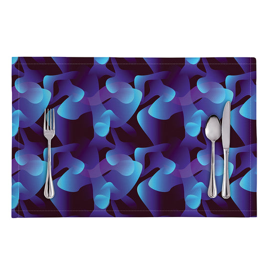 Blue Abstract Spirit Print Placemat