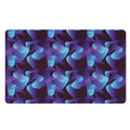 Blue Abstract Spirit Print Polyester Doormat