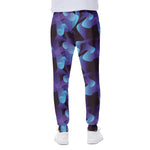Blue Abstract Spirit Print Scuba Joggers