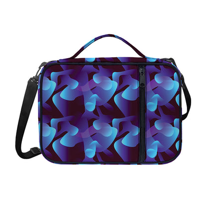 Blue Abstract Spirit Print Shoulder Strap Bible Bag