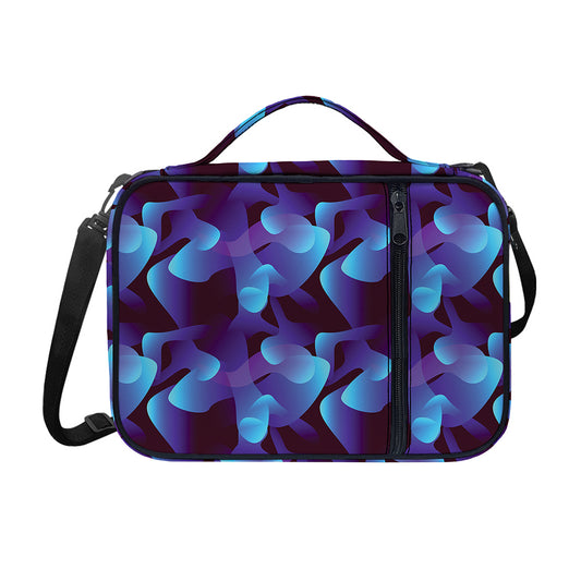 Blue Abstract Spirit Print Shoulder Strap Bible Bag