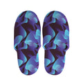 Blue Abstract Spirit Print Slippers