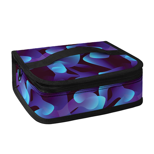 Blue Abstract Spirit Print Small Lunch Bag