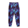 Blue Abstract Spirit Print Sweatpants