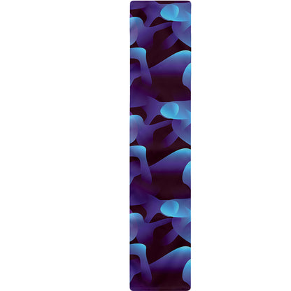 Blue Abstract Spirit Print Table Runner