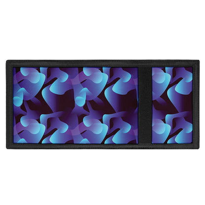 Blue Abstract Spirit Print Trifold Wallet