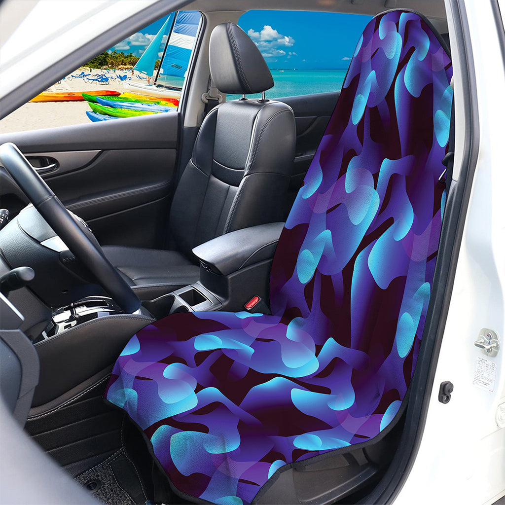 Blue Abstract Spirit Print Waterproof Car Seat Cover