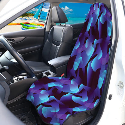 Blue Abstract Spirit Print Waterproof Car Seat Cover
