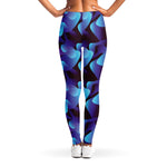 Blue Abstract Spirit Print Women's Leggings