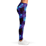 Blue Abstract Spirit Print Women's Leggings