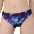 Blue Abstract Spirit Print Women's Panties