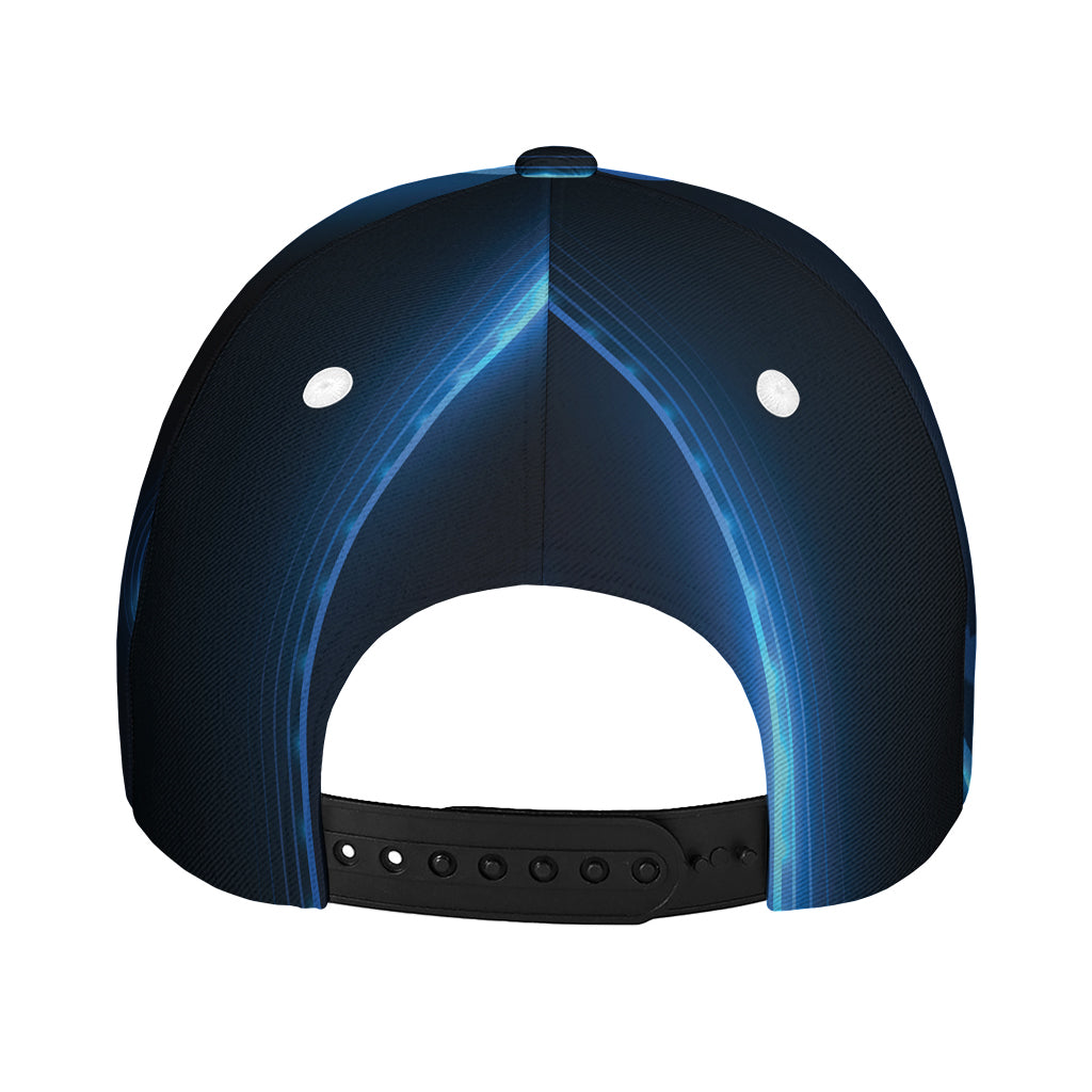Blue Ace Card Print Baseball Cap