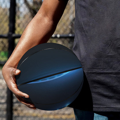 Blue Ace Card Print Basketball