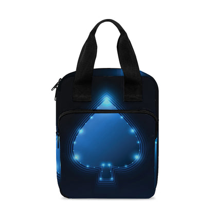 Blue Ace Card Print Bible Tote Bag