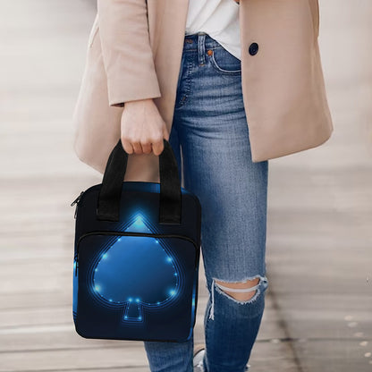 Blue Ace Card Print Bible Tote Bag
