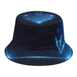 Blue Ace Card Print Bucket Hat