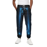 Blue Ace Card Print Cotton Pants
