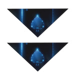 Blue Ace Card Print Dog Bandana